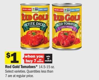 Meijer Red gold tomatoes offer