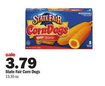 Meijer State fair corn dogs offer