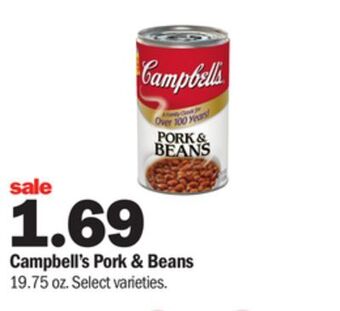 Meijer Campbell's pork & beans offer
