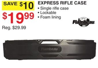 Dunham's Sports Flambeau express rifle case offer