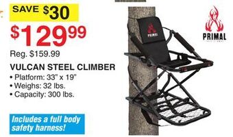 Dunham's Sports Primal vulcan steel climber offer