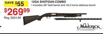 Dunham's Sports Maverick 12ga shotgun combo offer