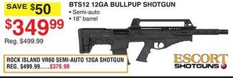 Dunham's Sports Escort 12ga bullpup shotgun offer