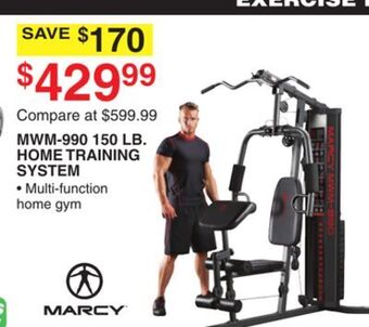 Dunham's Sports Marcy mwm 150 lb. home training system offer