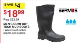 Dunham's Sports Servus men's comfort tech mud boots offer