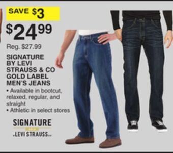 Dunham's Sports Signature by levi strauss & co gold label men's jeans offer