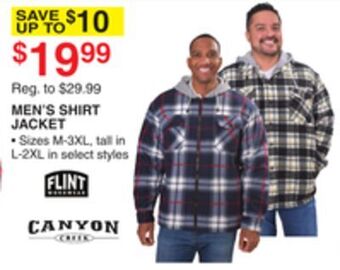 Dunham's Sports Men's shirt jacket offer