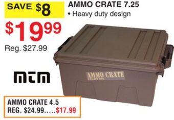 Dunham's Sports Ammo crate offer