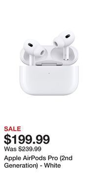 BJ’s Apple airpods pro (2nd generation) - white offer