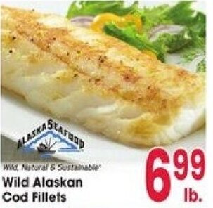 Jewel-Osco Wild Alaskan Cod Fillets offer