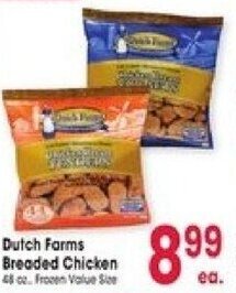 Jewel-Osco Dutch Farms Breaded Chicken offer