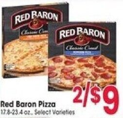 Jewel-Osco Red Baron Pizza offer