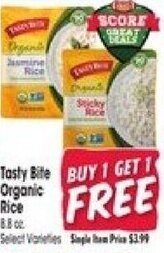 Jewel-Osco Tasty Bite Organic Rice offer