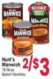 Jewel-Osco Hunt's Manwich offer
