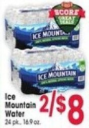 Jewel-Osco Ice Mountain Water offer