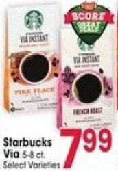 Jewel-Osco Starbucks Via offer