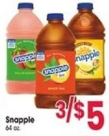 Jewel-Osco Snapple offer