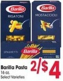 Jewel-Osco Barilla Pasta offer