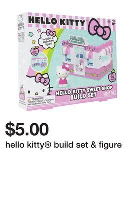 Five Below Hello kitty build set & figure offer