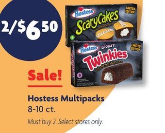 Family Dollar Hostess multipacks offer