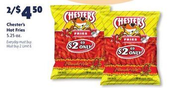 Family Dollar Chester's hot fries offer
