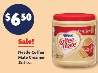 Family Dollar Nestlé coffee mate creamer offer