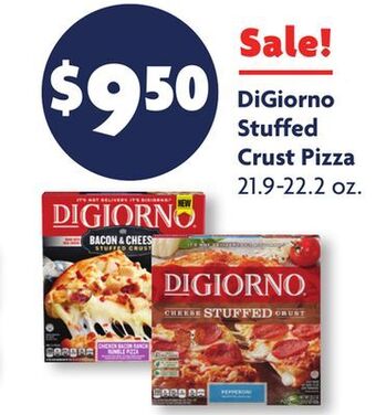 Family Dollar Digiorno stuffed crust pizza offer