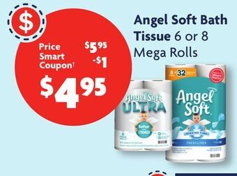 Family Dollar Angel soft bath tissue offer