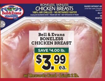 Dearborn Market Bell & evans boneless chicken breast offer