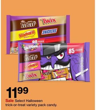 Target Select halloween trick-or-treat variety pack candy offer