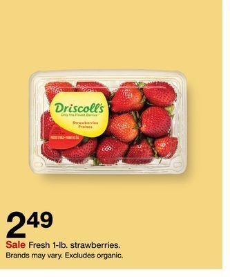 Target Fresh 1-lb. strawberries offer
