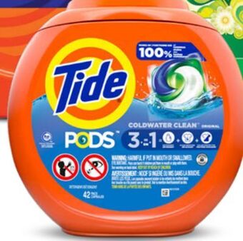 Target Tide pods 42-ct. laundry detergent pacs offer