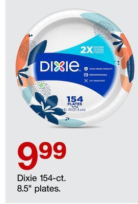 Target Dixie 154-ct. 8.5 plates offer