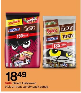 Target Select halloween trick-or-treat variety pack candy offer