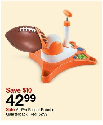 Target All pro passer robotic quarterback offer