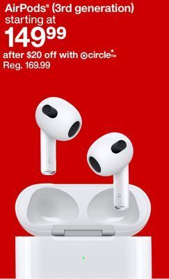 Target Airpods (3rd generation) offer