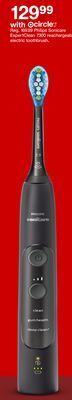 Target Philips sonicare expertclean 7300 rechargeable electric toothbrush offer