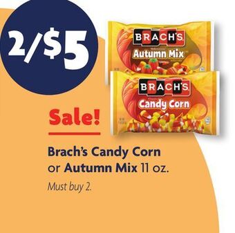 Family Dollar Brach's candy corn or autumn mix offer