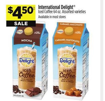 Dollar General International delight iced coffee offer