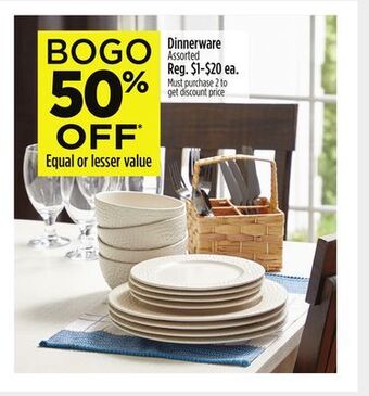 Dollar General Dinnerware offer