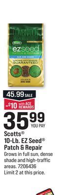 Ace Hardware Scotts 10-lb. ez seed patch & repair offer