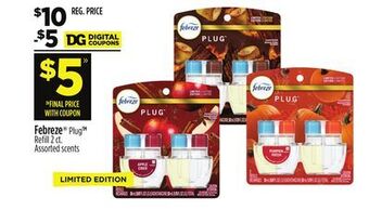 Dollar General Febreze plug refill offer