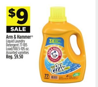 Dollar General Arm & hammer liquid laundry detergent offer