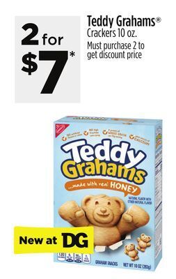 Dollar General Teddy grahams crackers offer