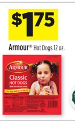 Dollar General Armour hot dogs offer