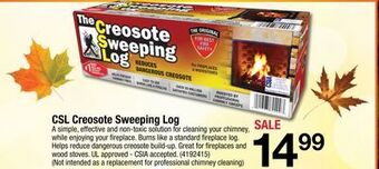 Ace Hardware Csl creosote sweeping log offer