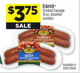 Dollar General Eckrich smoked sausage offer