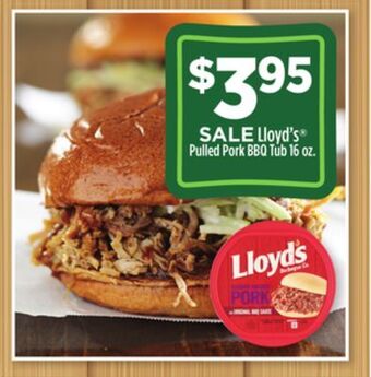 Dollar General Lloyd's pulled pork bbq tub offer