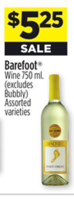 Dollar General Barefoot wine offer