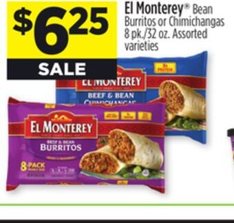 Dollar General El monterey bean burritos or chimichangas offer
